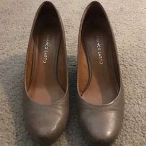 Franco Sarto Brownish Taupe Wedge